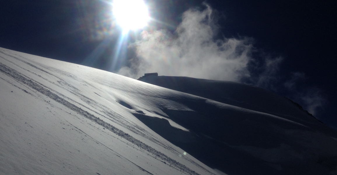 Punta Gnifetti, rifugio Regina Margherita