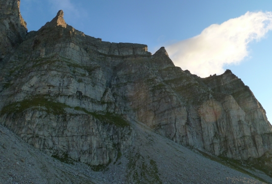 Devero, Cornera, via Micotti Signini allo spigolo est