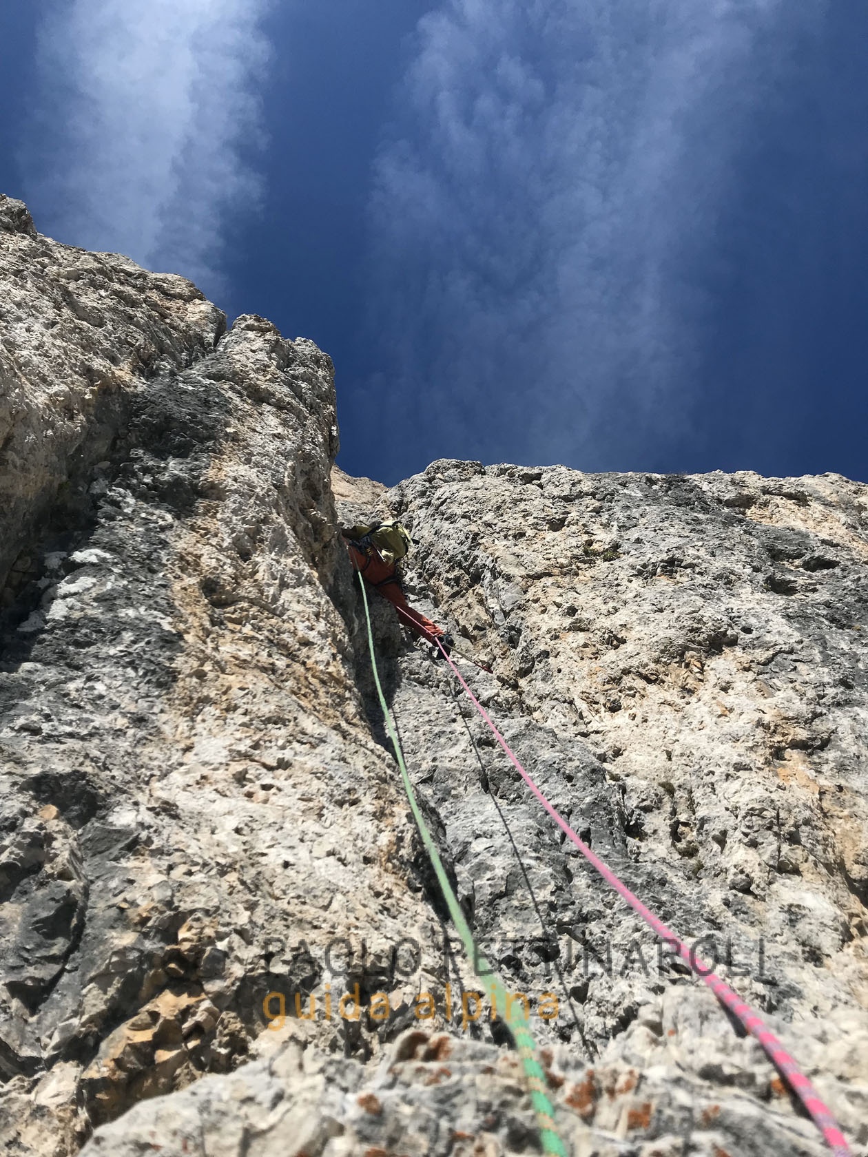 dolomiti - 3 di 6-arrampicata_paolo pettinaroli guida alpina