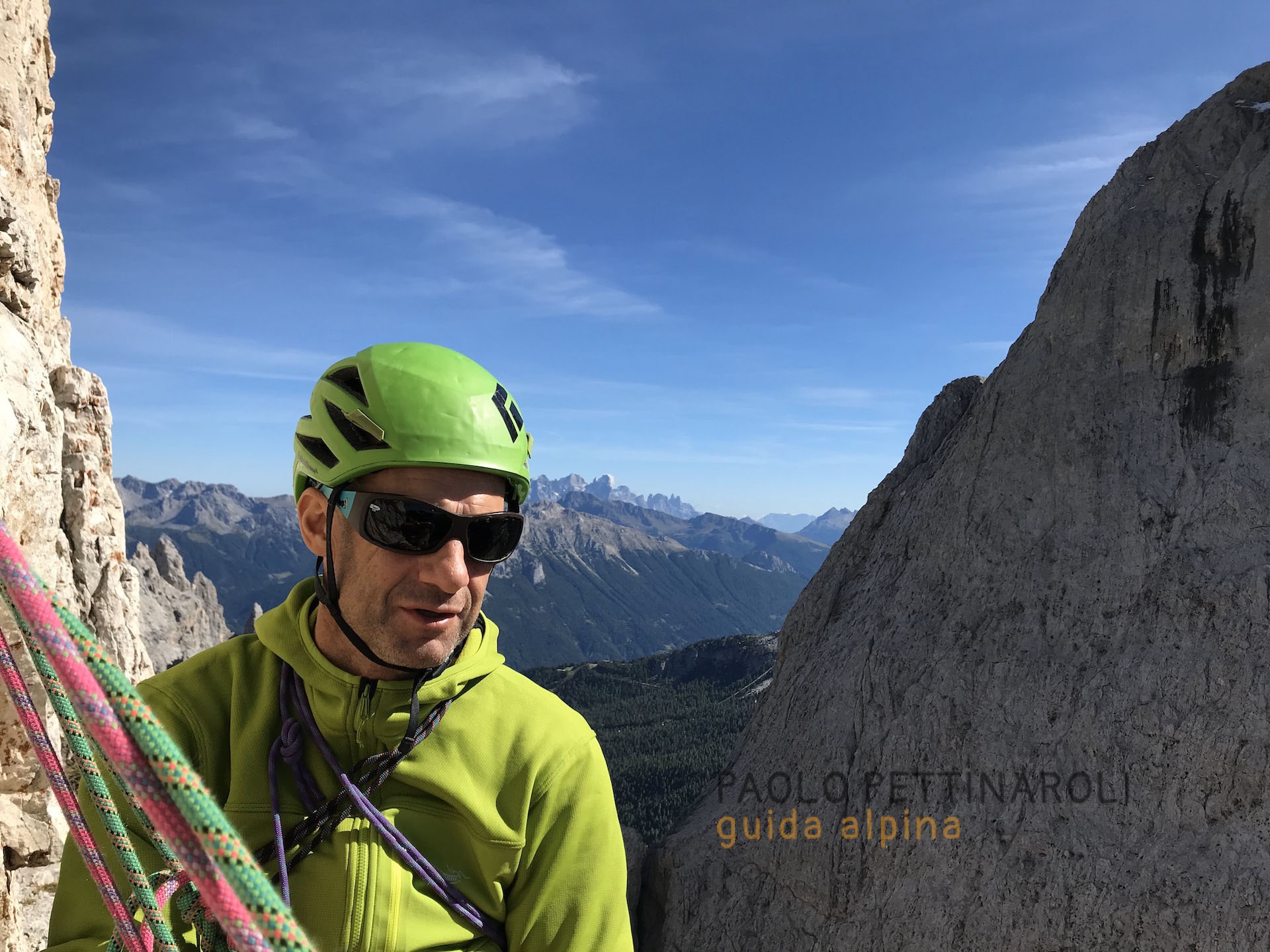 dolomiti - 1 di 6-arrampicata_paolo pettinaroli guida alpina