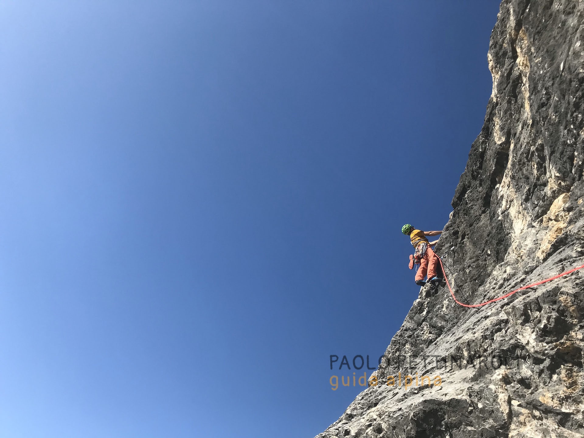 dolomiti - 5 di 6-arrampicata_paolo pettinaroli guida alpina
