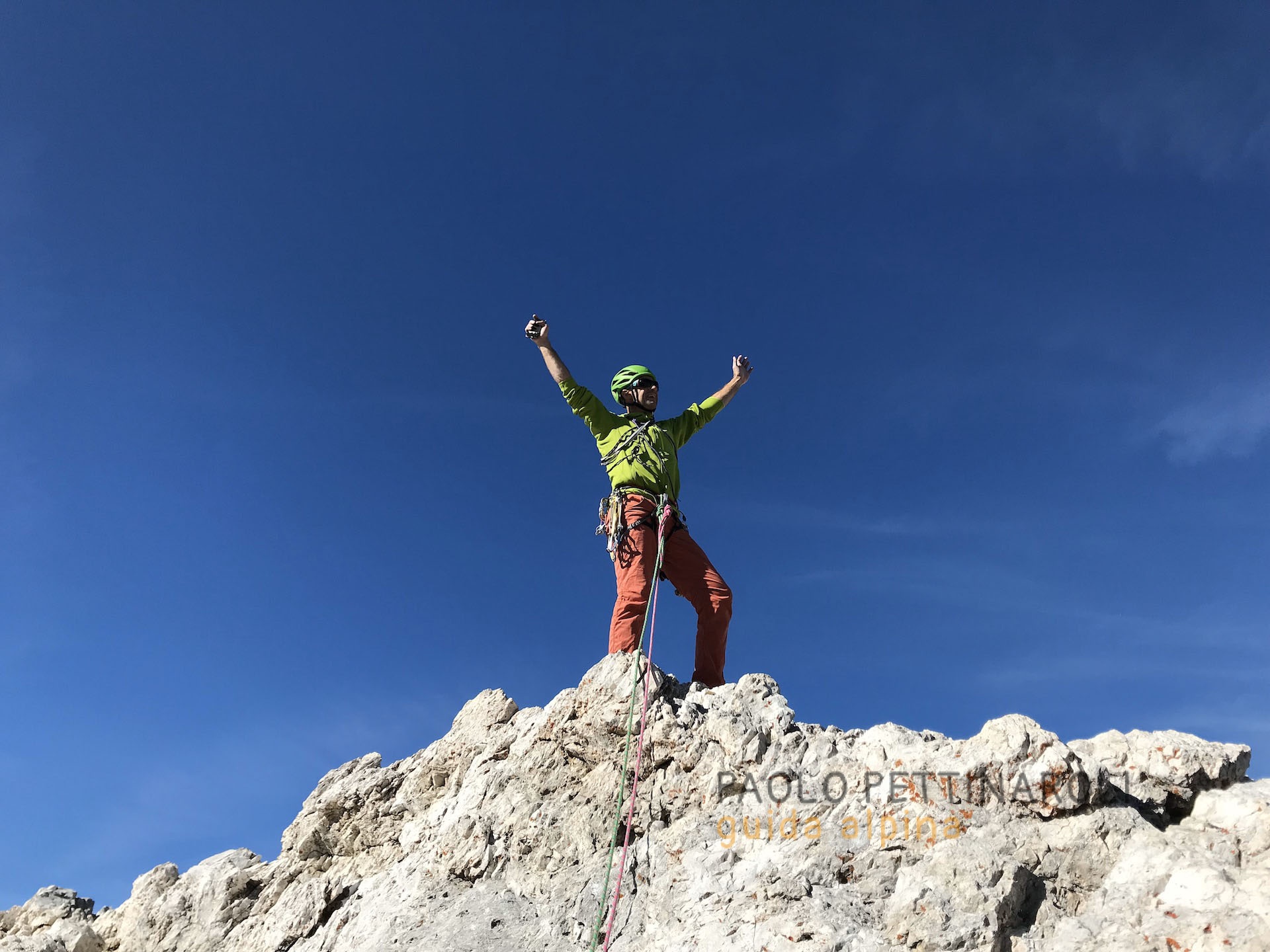 dolomiti - 2 di 6-arrampicata_paolo pettinaroli guida alpina