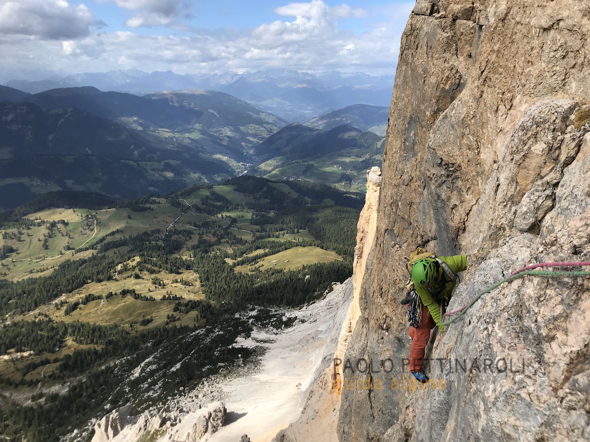 dolomiti - 6 di 6-arrampicata_paolo pettinaroli guida alpina